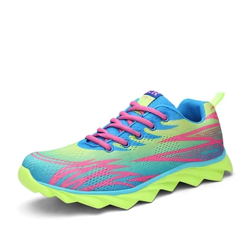 

Nice Men Breathable Air Mesh Shoes Fashion Mens Shoes Casual Male Air Sole Hand-Painted Flats Sapatos Homens