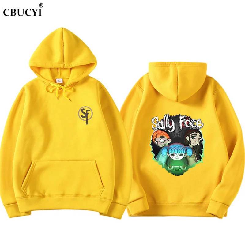 2019 Sally Face Sweatshirt Hoodies Men/Women Hoody Winter Warm Cotton Hoodie Boy/Girls Cap Polluvers Game Sally Face Eyes CBUCYI 2019 Sally Face Sweatshirt Hoodies Men/Women Hoody Winter Warm Cotton Hoodie Boy/Girls Cap Polluvers Game Sally Face Eyes CBUCYI