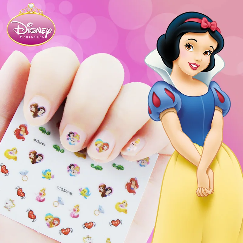 new Frozen elsa and Anna Nail Stickers Makeup Toy Disney Sofia Princess girls snow White sticker toys for girlfriend gift new Frozen elsa and Anna Nail Stickers Makeup Toy Disney Sofia Princess girls snow White sticker toys for girlfriend gift