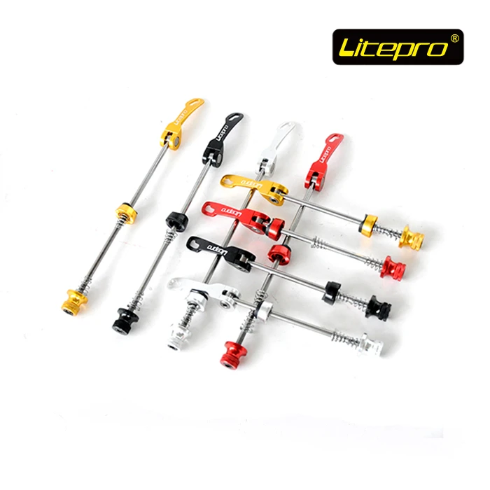 

Litepro QR38 Folding Bike MTB Steel Quick Release Gold/Silver/Red/Black 74/100/130/135mm Bicycle Parts