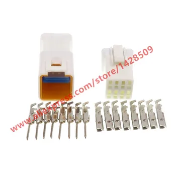 

5 Sets 8 Pin Waterproof Connector Cable Socket For Rearview Mirror Heating Plug 08R-JWPF-VSLE 08T-JWPF-VSLE