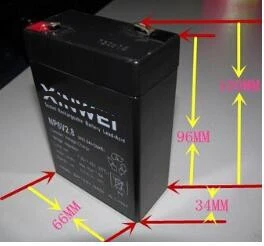 Batería de plomo de 6V y 2.8Ah, batería recargable electrónica, juguetes eléctricos, batería de linterna, envío gratis|rechargeable battery| battery rechargeablebattery rechargeable battery - AliExpress