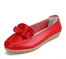 2016 New Ms. Leather Driving Shoes Women Peas Shoes Casual Suede Leather Fashion Ms. Flats 35-41 Free shipping