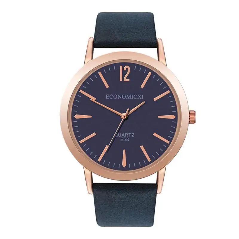 Ecoonoimcxi модные женские часы люксовый бренд повседневные женские кварцевые часы наручные часы Montre Femme - Цвет: Синий