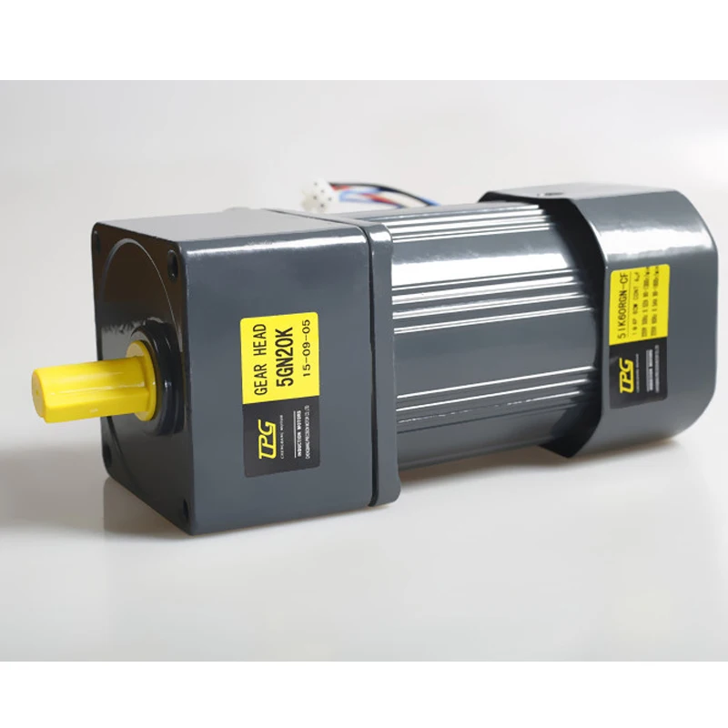 Редукторный электродвигатель 5IK60GN CF мотор 60W220V/380V редуктор переменного тока с