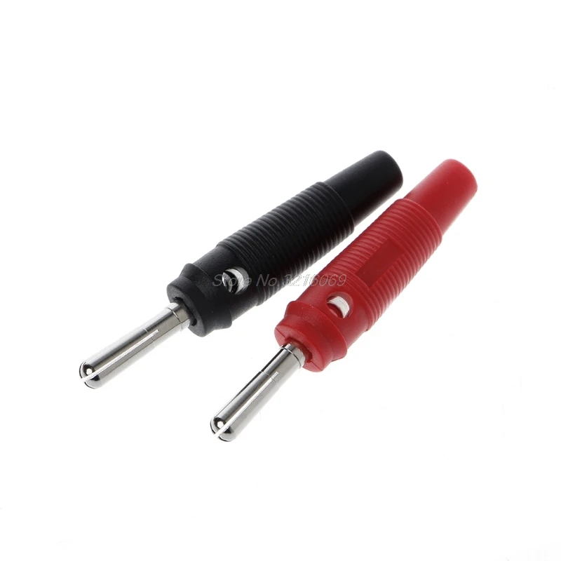 

10 Pcs 32A 4mm Banana Plug High Current Insulated Shrouded Stackable Connector Soldering Type