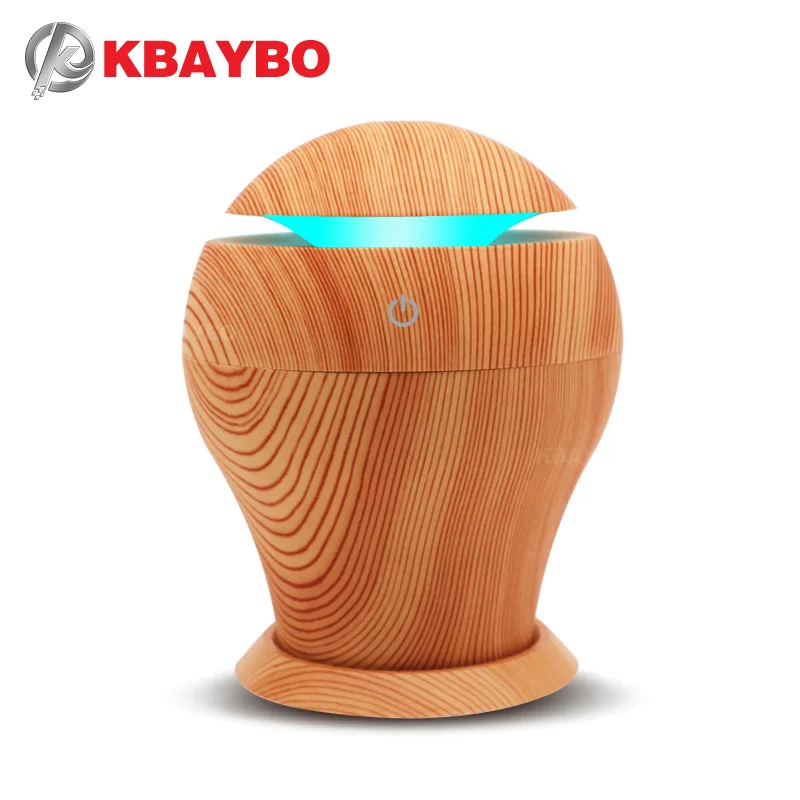 

250ml USB Essential Oil Diffuser Aroma Wood Lamp Air Humidifier Aromatherapy Electric Aroma Diffuser Mist Maker for Home