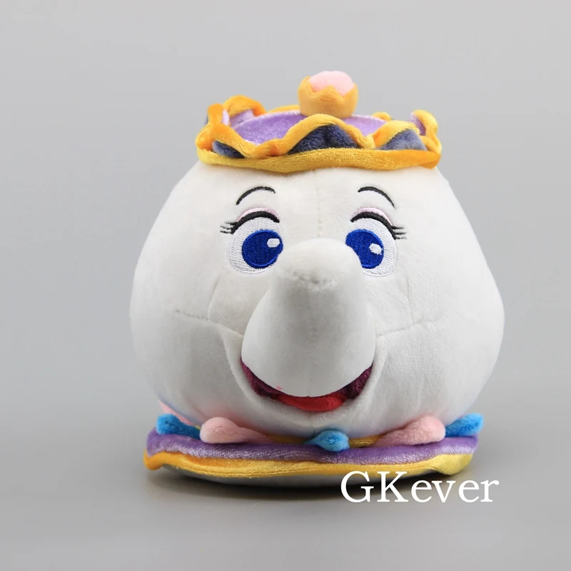 

Movie Toys Beauty and the Beast Mrs Potts Teapot Plush Toy Soft Stuffed Dolls 17*28CM