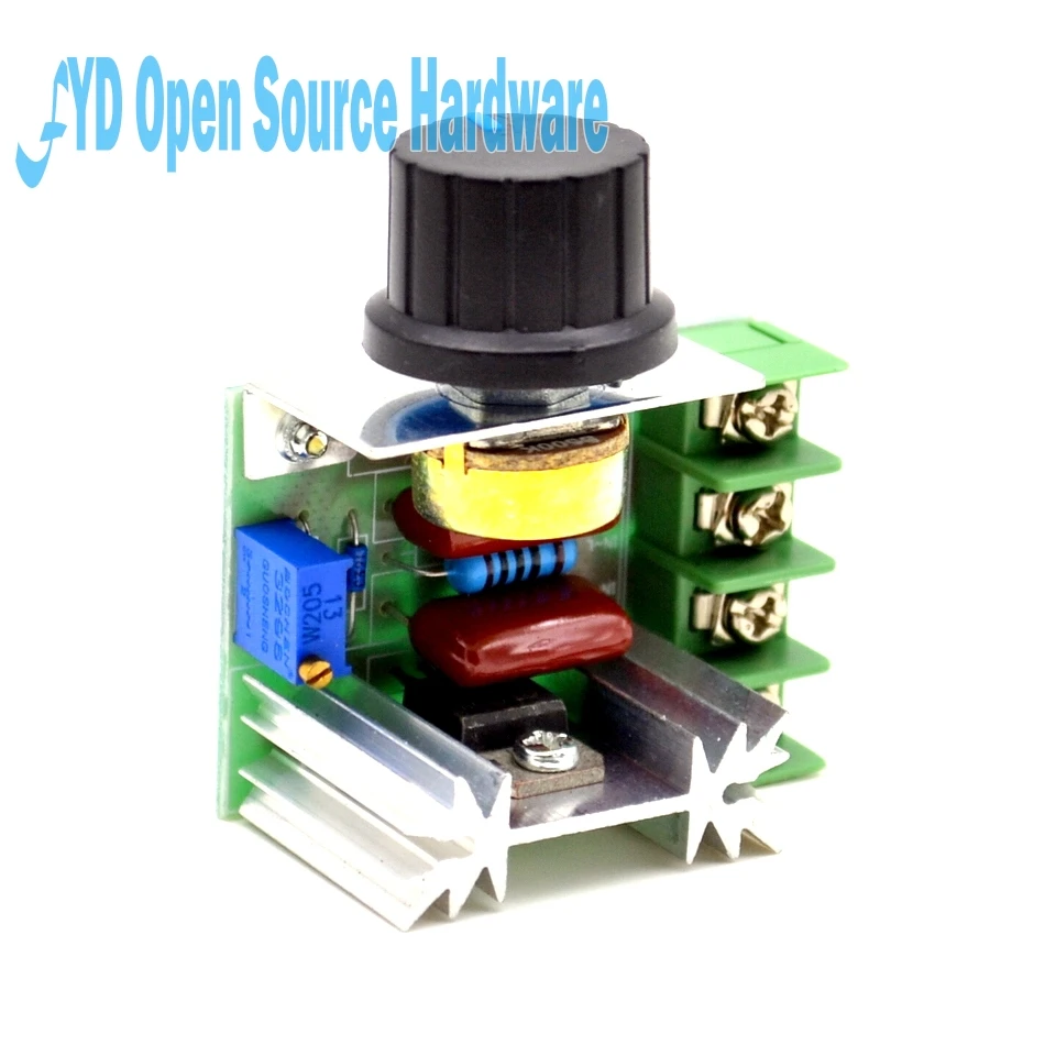 

1pcs AC 220 V 2000 W SCR Voltage Regulator Dimming Dimmers Speed Thermostat Controller