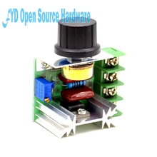 1pcs AC 220 V 2000 W SCR Voltage Regulator Dimming Dimmers Speed Thermostat Controller
