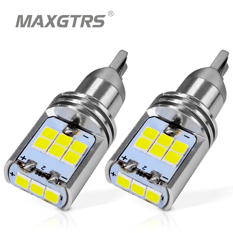 2x натуральная T15 W16W 921 912 3030 6000K белый СВЕТОДИОДНЫЙ Резервного копирования автомобильная лампа фонаря заднего хода резервного копирования светильник сигнала поворота светильник фонарь стоп-сигнала