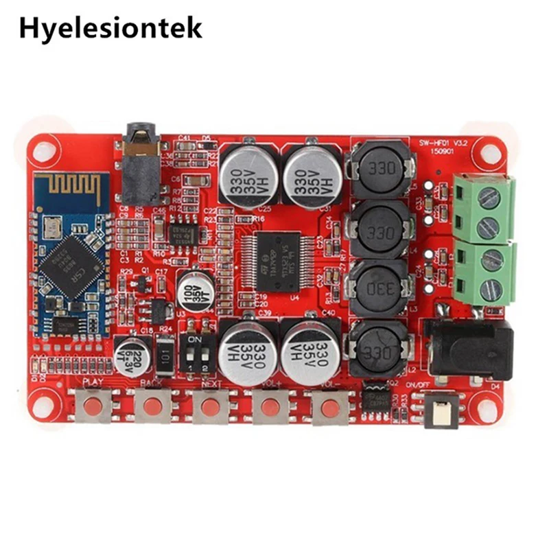 TDA7492P 50W+50W Bluetooth Amplifiers Audio Board 4.0 Wireless Digital Audio Receiver Amplifier Board Dual channel TDA7492P 50W+50W Bluetooth Amplifiers Audio Board 4.0 Wireless Digital Audio Receiver Amplifier Board Dual channel