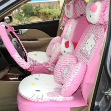 Девушки hellokitty милый розовый универсальное автокресло крышка комплект