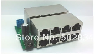 

10pcs/lot 8 Way DC Male 5.5x2.1mm POE injector Power Over Ethernet LAN Adapter