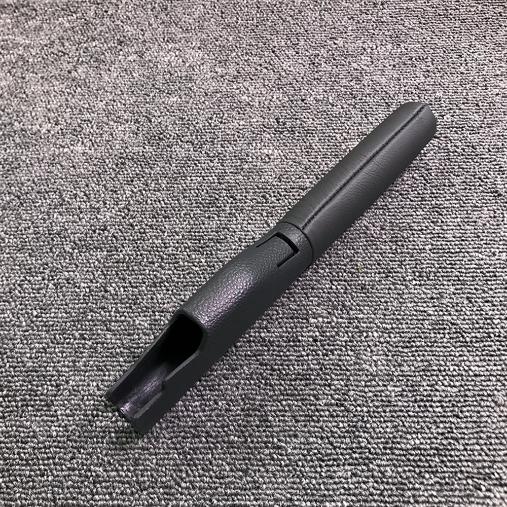 Leather Hand Parking Brake Handle Grips Cover for VW Jetta MK5 Golf 1KD 711 461 A 1K0711461E-m2