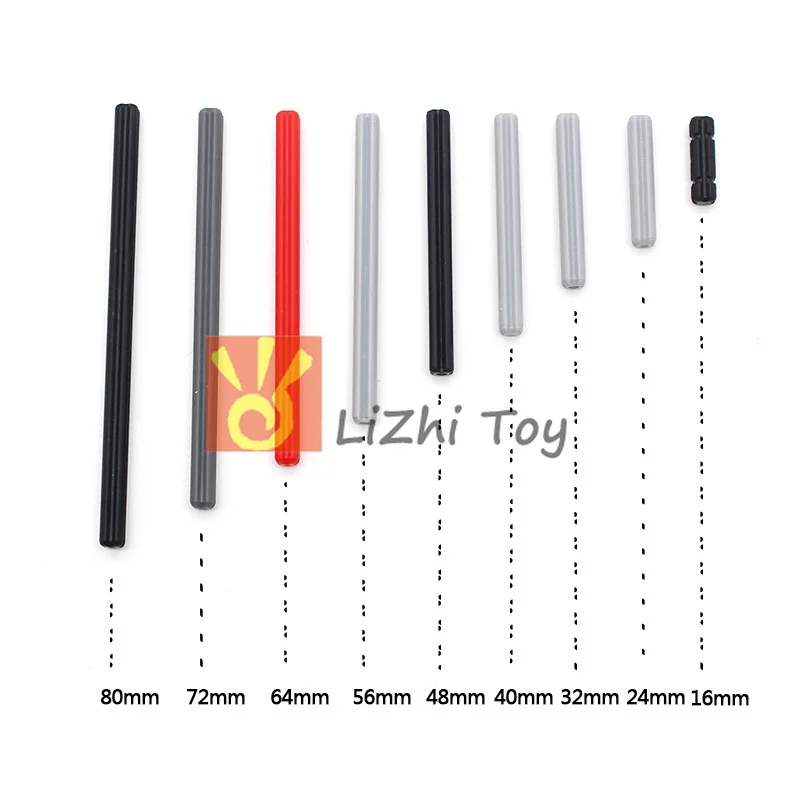 

MOC Compatible LegoINGlys Technic Parts Cross Axle Rode Shaft Arms Mindstorms Car Bulk Parts Assemble Accessories Bricks Toys