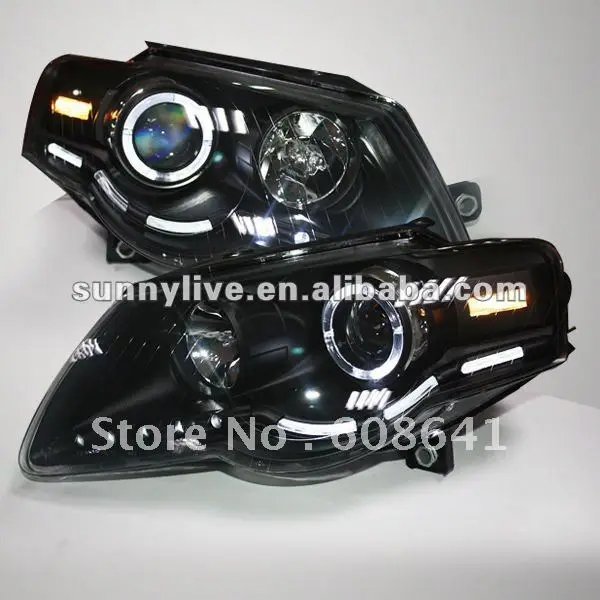 Для VW Magotan светодиодный ная фара ангельские глаза 2007 2010 V1 Тип|angel eyes|eyes angelvw angel eyes |