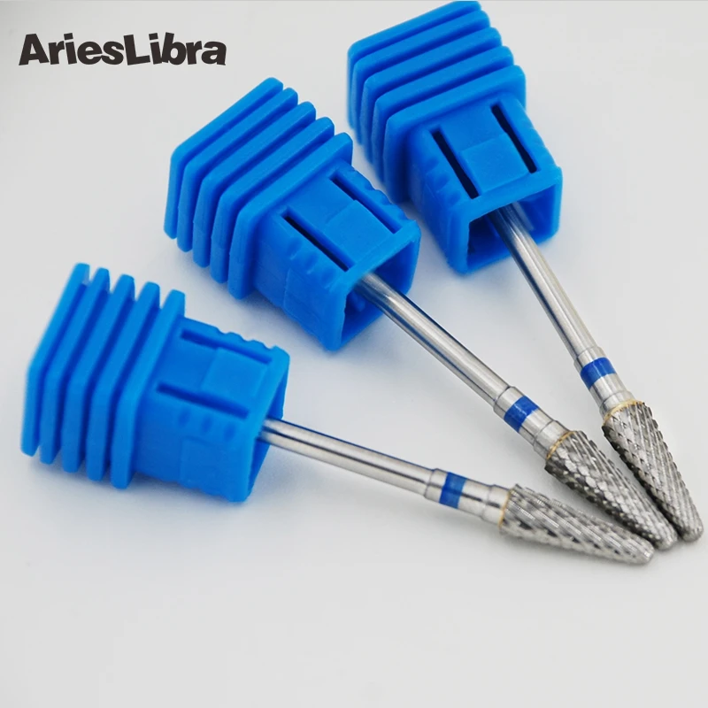 

AriesLibra Alloy Nail Art Drill Bit Milling Cutters Umbrella Shape Nail Art Grinding Polish Bit For Manicure Nail Milling Tool