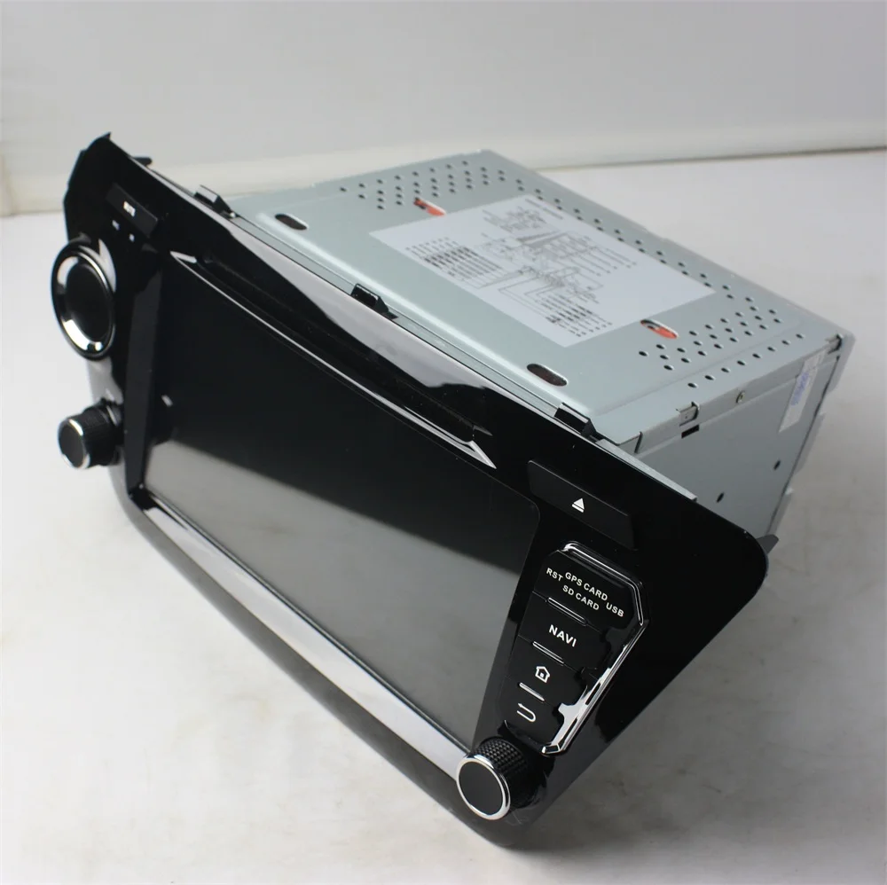 Cheap DSP  Android 9.0 2GB RAM 16GB 4 core BT Wifi GPS Map DVR rear camera OBD TV Car DVD Player RDS Radio For kia K2 RIO 2010-2015 8