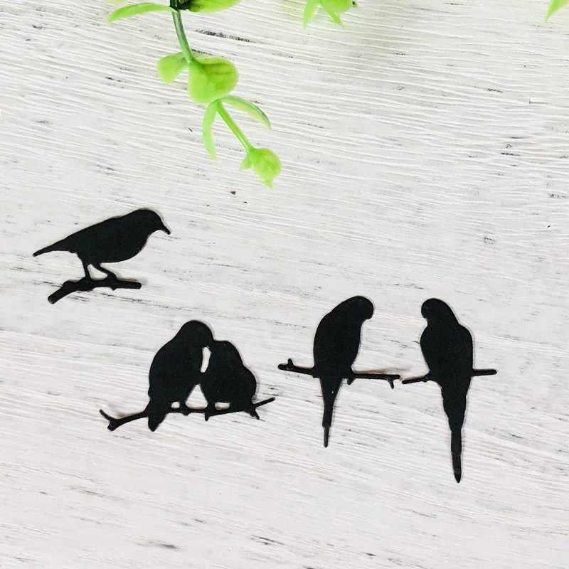 59*60 мм птицы резки металла штампы Трафаретный Скрапбукинг прессования ремесла высечки для DIY украшения тиснение искусство
