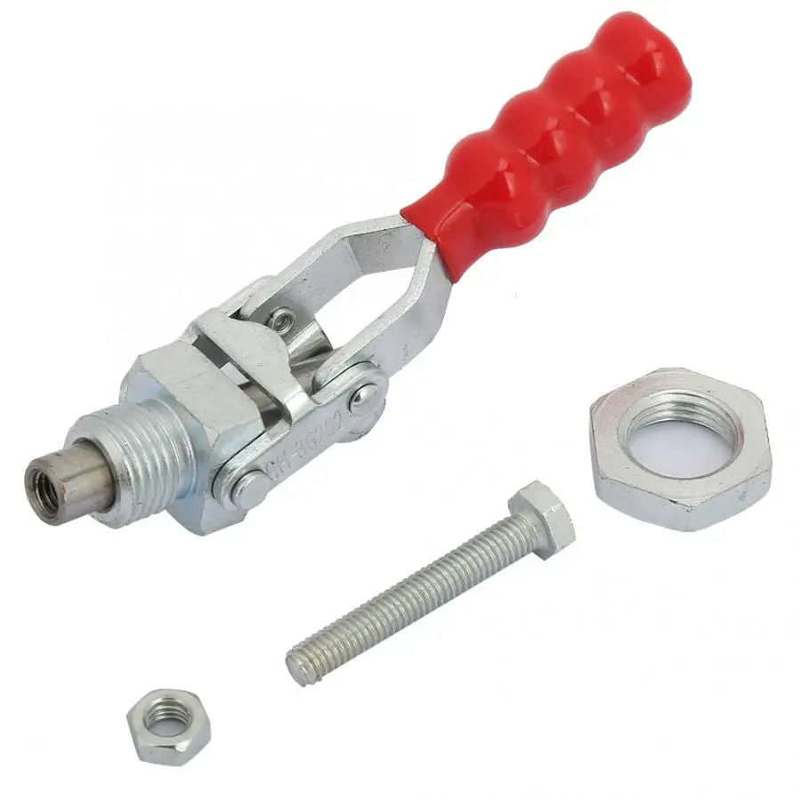 

Galvanized Iron 10mm Range Push/Pull Quick-Release Toggle Clamp 100kg Clamping Force