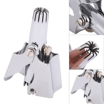 

Nose Trimmer Device Mechanical Manual Stainless Steel Washing Nose Hair Trimmer Shaving Hair Removal Tool