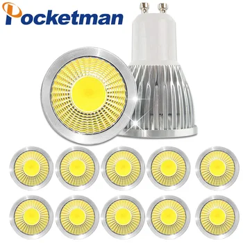 

Gu10 Led Dimmable Led Spotlight Bulb Light 15W 10W 7W Gu10 Led Cob Spot Light Lamp Gu10 Led Bulb AC85-265v Lampada