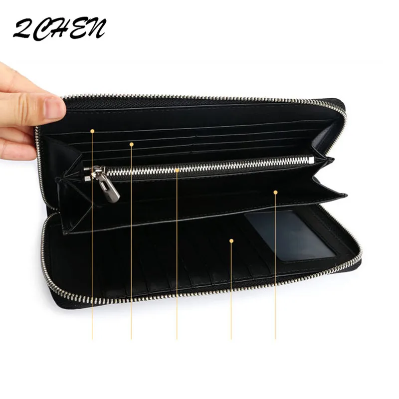 Men's leather 3D alligator wallet men's handbag long men's wristband coin nightmare before christmas convenient for boy 006tb