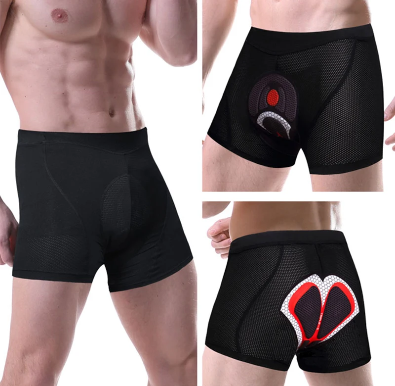 5D Gel Padded Shockproof Cycling Underwear Shorts