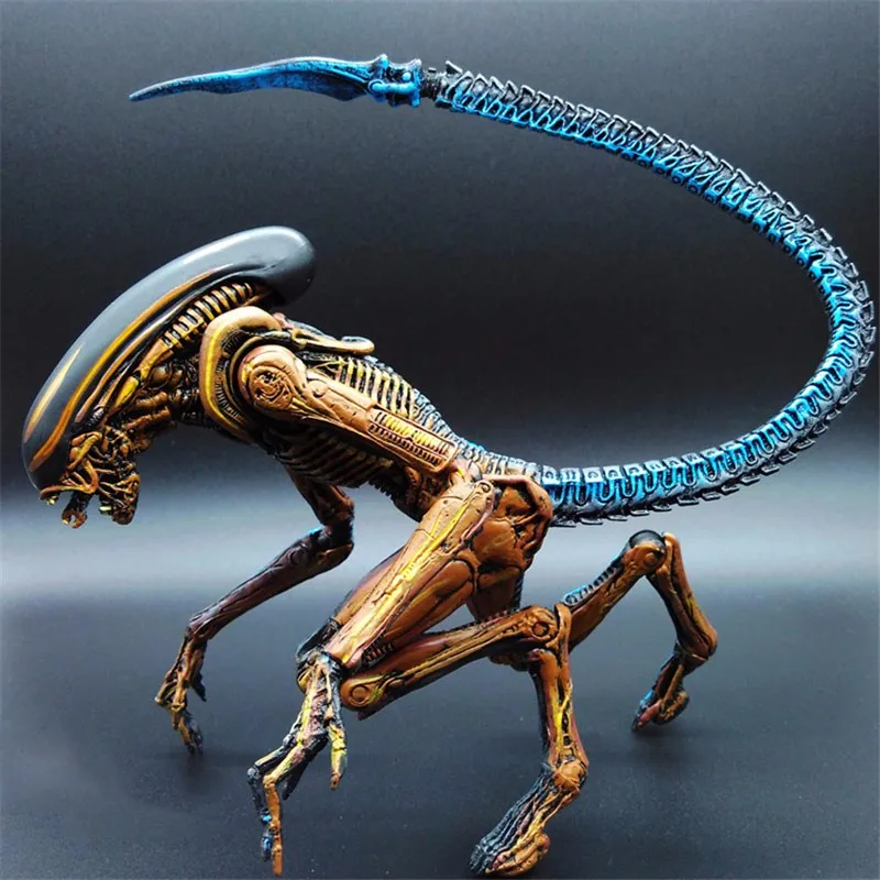 " NECA игрушечные инопланетяне синий инопланетянин Xenomorph figma Predators рипл Супермен ПВХ фигурка Коллекционная модель куклы