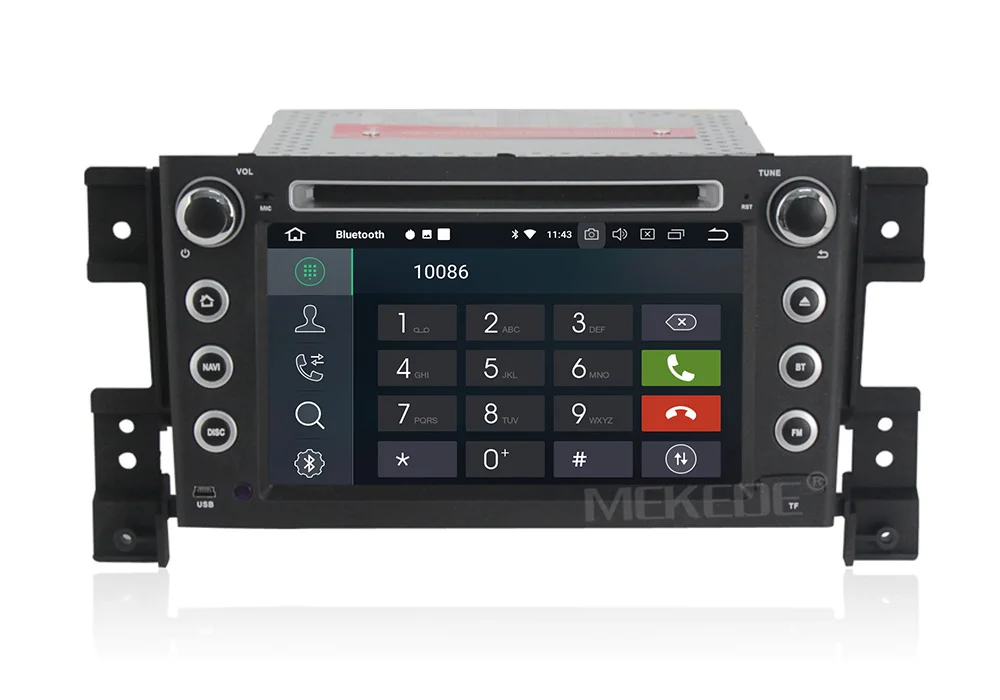 Perfect Android 8.0 4G RAM 32G ROM  CAR GPS 2 DIN DVD PLAYER For SUZUKI GRAND VITARA 2007-2013 GPS RADIO STEREO SCREEN NAVIGATION 6