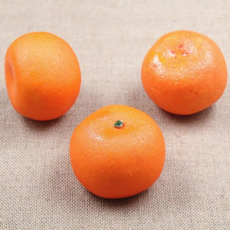 2 шт 7,6 см искусственные фрукты Оранжевый детский сад Семья Кухня украшения ручной работы DIY Фрукты