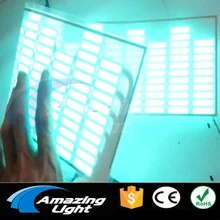 45X11CM LED Sound Activated EL Car Stickers Equalizer Glow Flash Panel Multi Colour Light Flashing Music Rhythm Light Lamp