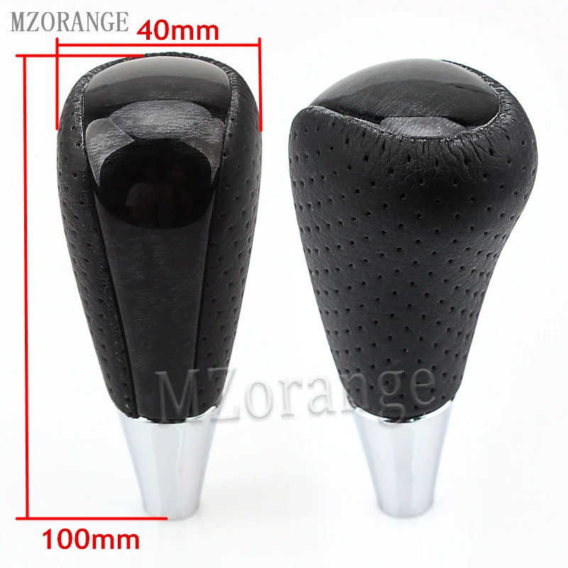 

MZORANGE AT Mahogany Automatic Gear Shift Knob For TOYOTA AURIS AVENSIS For RAV4 YARIS CAMRY HILUX For LEXUS ALTIS CELICA SCION