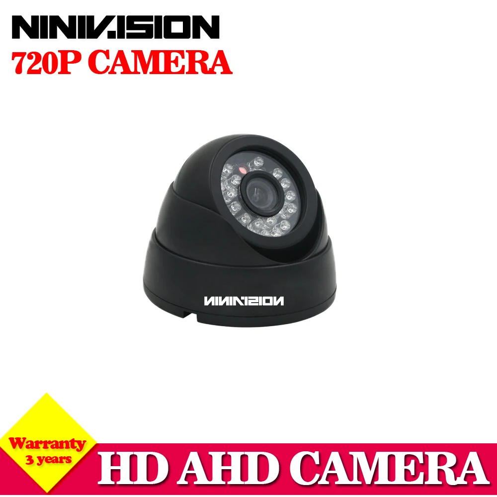 

NINIVISION AHD CCTV System Security Camera AHD 2000TVL 1.0MP 2.0mp lens indoor Outdoor Dome camera 3.6mm lens IR 720P