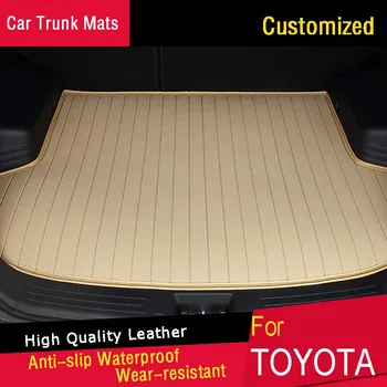 

Car Trunk Mats for Toyota Camry RAV4 Land Cruiser Parado Highlander Corolla Customized Car Trunk Carpets Waterproof Rugs