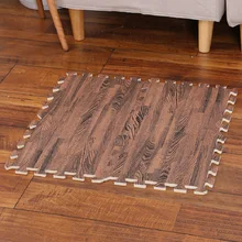 Imitation wood grain EVA foam mat Bedroom 30*30cm children crawling mat Thicken 12mm rug Non-slip carpet Yoga mat Splicing mat Imitation wood grain EVA foam mat Bedroom 30*30cm children crawling mat Thicken 12mm rug Non-slip carpet Yoga mat Splicing mat