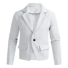 Мужское пальто, повседневное, вельветовое, тонкое, с длинными рукавами, с вырезами, пиджак с карманом