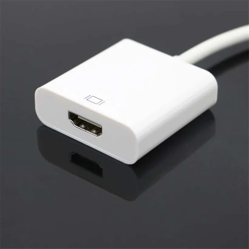 100 шт. Mini DP к HDMI DisplayPort мужчин и женщин HDMI конвертер Кабель-адаптер для APPLE MacBook Pro Air NEW ноутбуков TOSHIBA