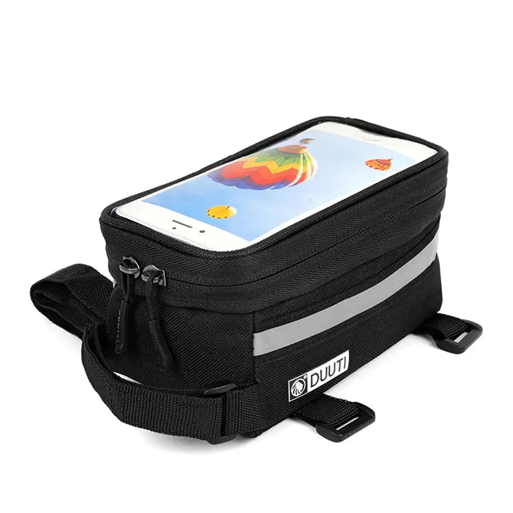 Велосипедная экранная сумка для сенсорных экранов, 4,8-5,7 дюймов мобильный телефон MTB дорожный велосипед Передняя сумка, водонепроницаемые велосипедные сумки для велосипедных аксессуаров