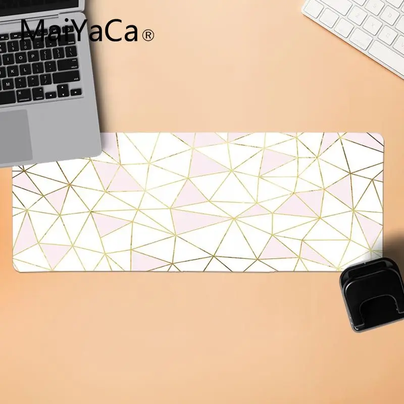 MaiYaCa высокое качество розовое золото индивидуальные коврики для мышки ноутбук Аниме Матовый коврик для мыши мышь прочный коврик для мыши на стол - Цвет: LockEdge 30X90cm