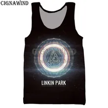 Новые летние топы star Linkin Park жилет для мужчин/женщин 3D Печать Жилеты Повседневный Harajuku стиль Бодибилдинг уличная топы