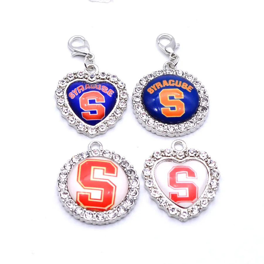 Dangle Charms University NCAA Syracuse Orange Charm Pendant Fit