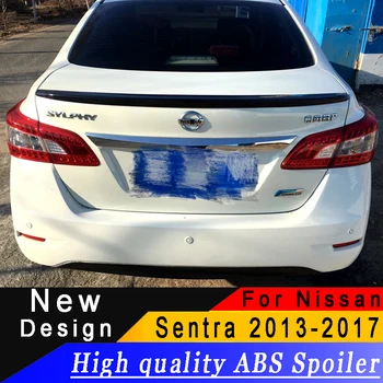 

For Nissan Sentra 2013 to 2017 High quality ABS spoiler rear wing primer or black or white or any color