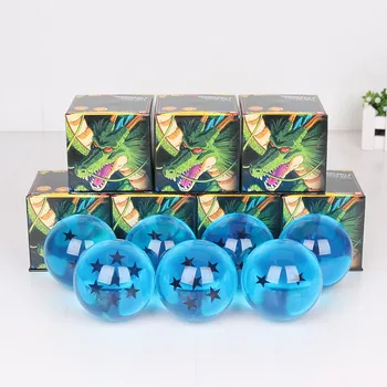 

1piece 7cm New Blue ball Dragon ball Z figure star crystal ball can choose star