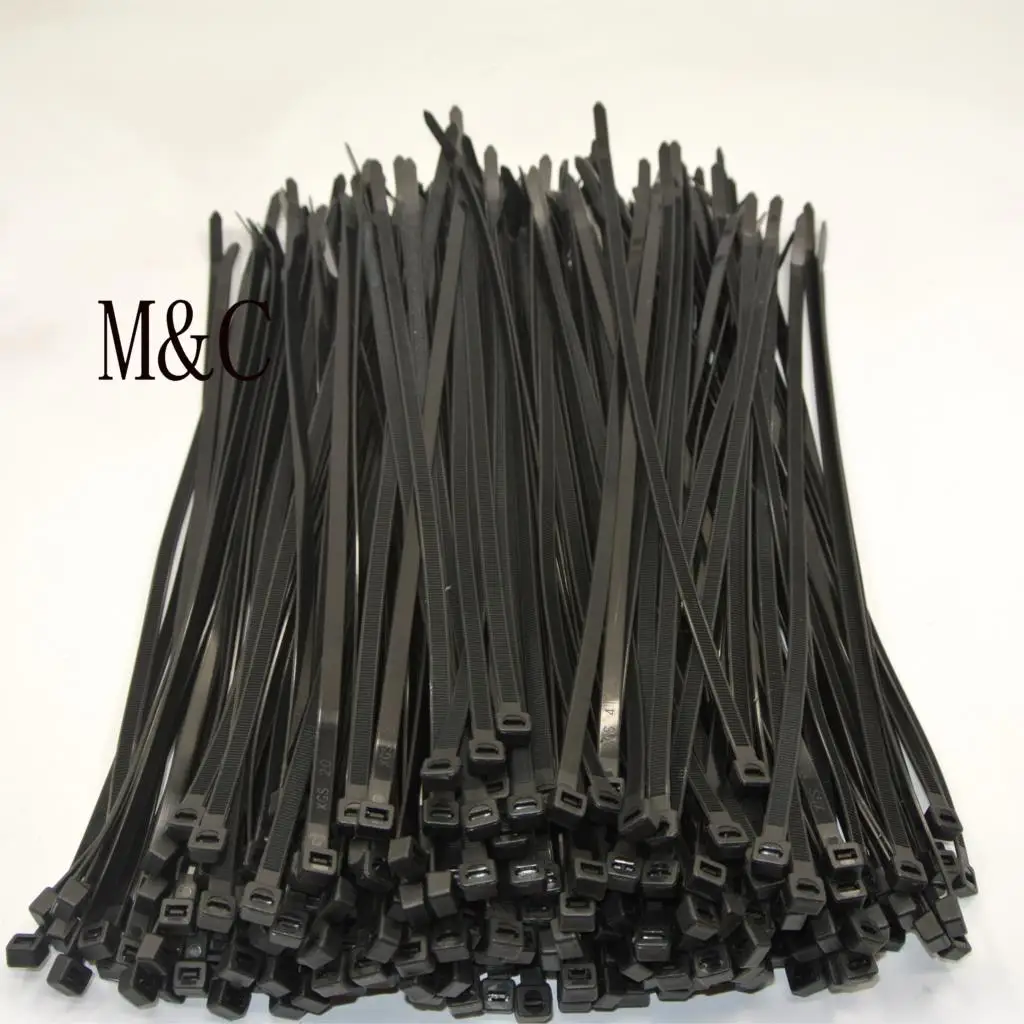 

250Pcs 4*350mm high quality Factory Standard Self-locking Plastic Nylon Cable Ties Wire Zip Tie