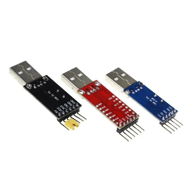 PL2303 CP2102 CH340G модуль USB к TTL адаптер с 4 Pin DuPont комплект шлангов