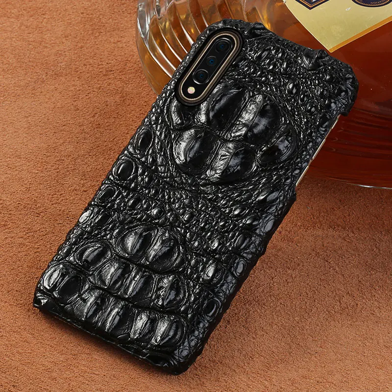 Оригинальный чехол из крокодиловой кожи для Xiaomi 9 SE Mi 8 чехлы Explore Lite A2 Роскошный