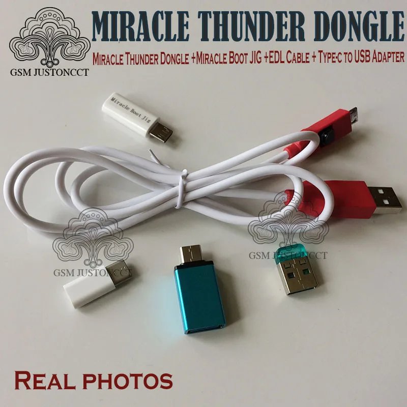 Новейший чудом гром ключ+ чудо Miracle boot Jig+ кабель edl+ type-c к USB адаптер не нужен Чудо коробка и ключ