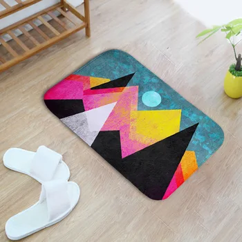 

Moon Hill Painting Welcome Mats For The Front Door Anti-Slip Carpet Doormat Outdoor Washable Kitchen Floor Mat Rug Bathroom Mats